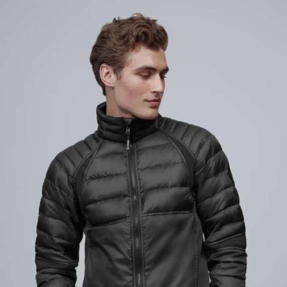 $750 Canada Goose Mens HyBridge Perren Black Label Down Jacket Black M NWT - Picture 1 of 16